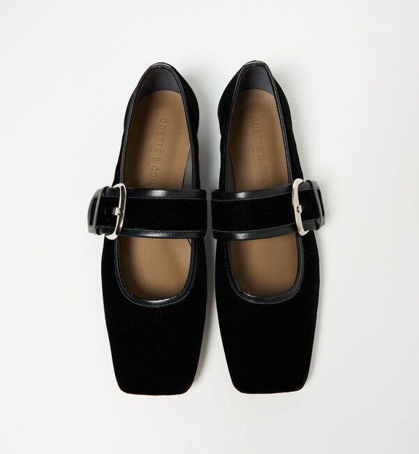 グリッター ベルベット メリージェーン シューズ（UNITED ARROWS