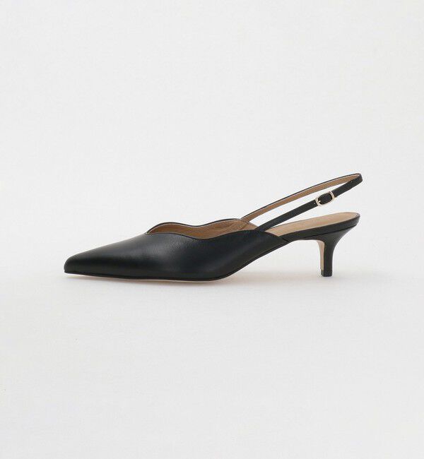 【オデット　エ　オディール/ODETTE E ODILE】 ウェーブラインバックベルト パンプス45↑