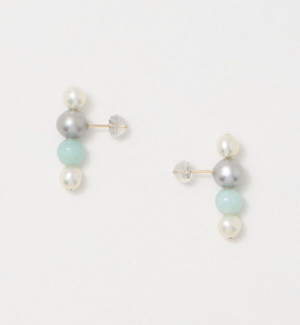 【ユナイテッドアローズ/UNITED ARROWS】 ＜les bonbon＞パール AMZ STUD ピアス