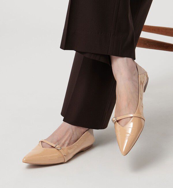 【ユナイテッドアローズ/UNITED ARROWS】 ＜HEWN＞ポインテッドトゥ メリージェーン シューズ