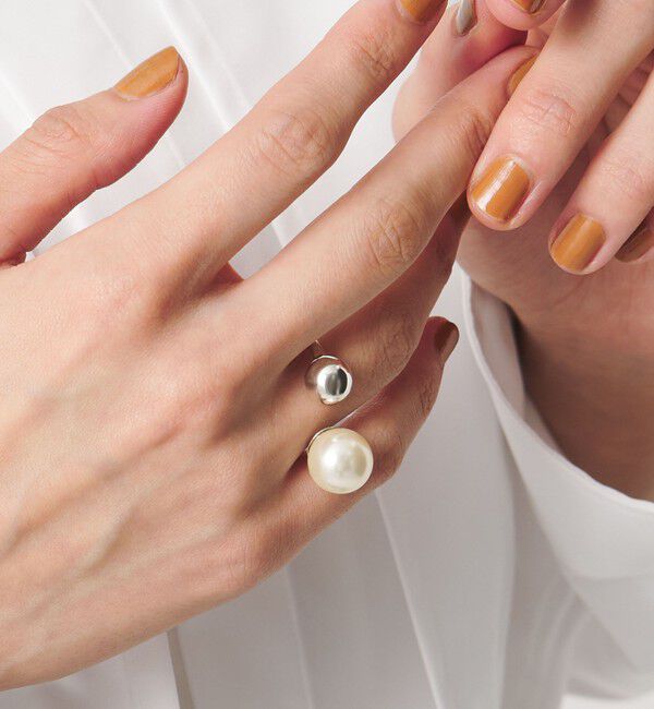 【ユナイテッドアローズ/UNITED ARROWS】 ＜PHILIPPE AUDIBERT＞DINA イミテーションパール リング