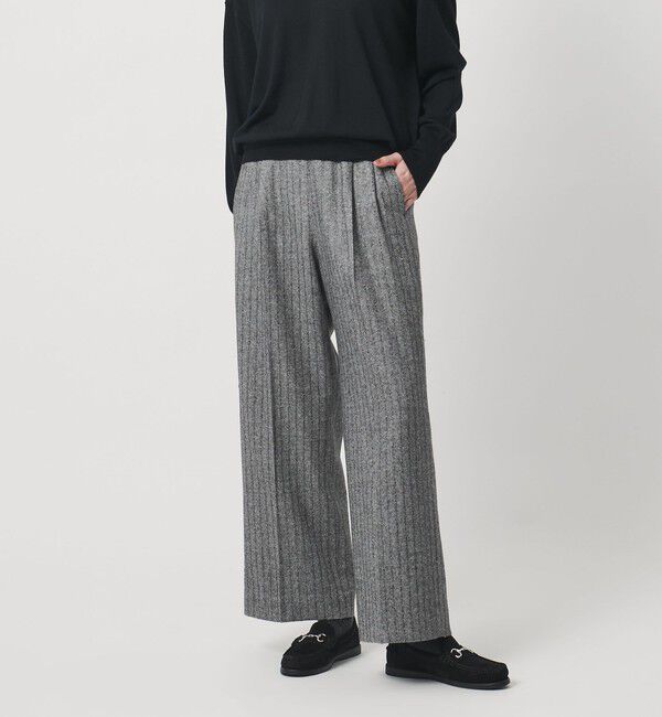 ファッションメンズなら|【ユナイテッドアローズ/UNITED ARROWS】 フラノ スパンコール イージー パンツ