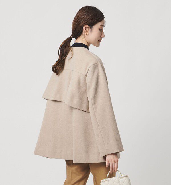 【ユナイテッドアローズ/UNITED ARROWS】 バック フレア ショート コート