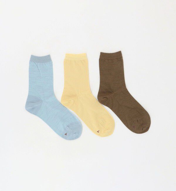 【ユナイテッドアローズ/UNITED ARROWS】 ＜babaco＞ 3セット カラーソックス