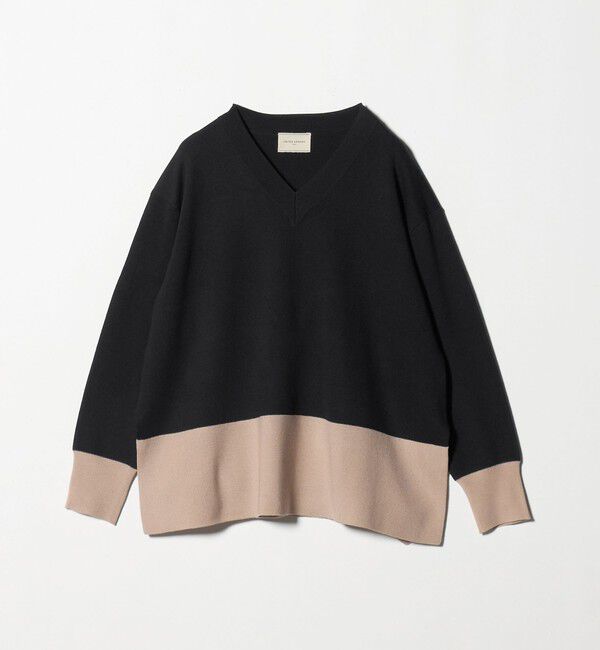 【ユナイテッドアローズ/UNITED ARROWS】 ウールブレンド Vネックニット ‐ウォッシャブル‐