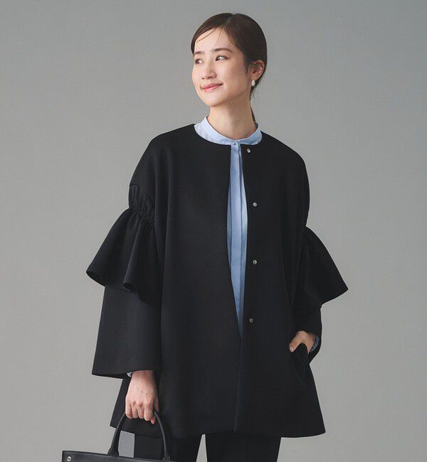 モテ系ファッションメンズ|【ユナイテッドアローズ/UNITED ARROWS】 SPONGY フレアスリーブ コート