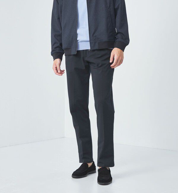 ファッションメンズなら|【グリーンレーベルリラクシング/green label relaxing】 <EDWIN>デニスラ ROOMY テーパード サッカー スラックス