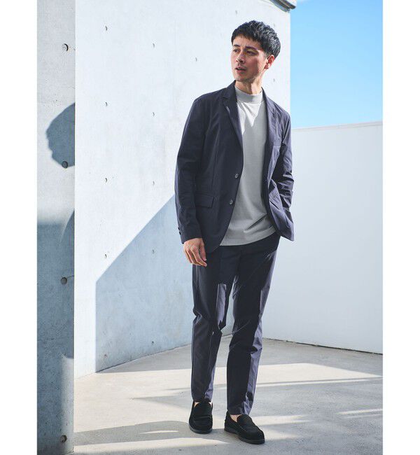 人気ファッションメンズ|【グリーンレーベルリラクシング/green label relaxing】 【WEB限定】JUST fit TEXBRID(R) ナロー セットアップ ジャケット&パンツ -2WAYストレッチ・撥水-