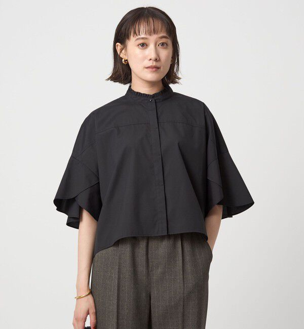 M Maglie le cassetto》ラメスパンコールツイードブラウス（Maglie le