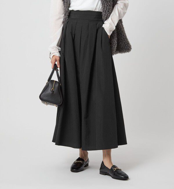 ペイズリーマトラッセ ギャザーロングスカート（Ballsey