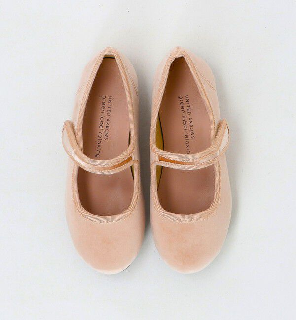 【グリーンレーベルリラクシング/green label relaxing】 ストラップ フラットシューズ / キッズ 17cm-23cm