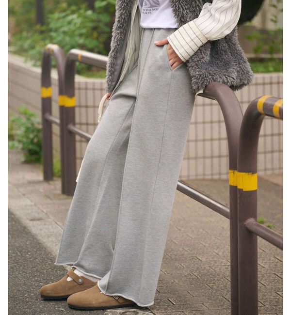 【グリーンレーベルリラクシング/green label relaxing】 【WEB限定】＜at ease＞スウェット パンツ