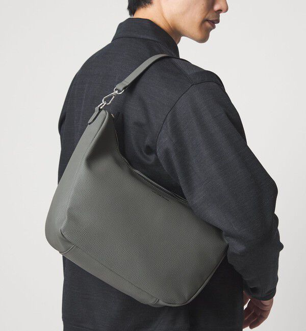 ファッションメンズのイチオシ|【グリーンレーベルリラクシング/green label relaxing】 シボ レザーライク 2WAY ショルダーバッグ