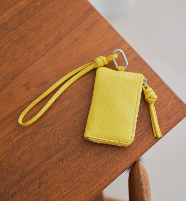 【グリーンレーベルリラクシング/green label relaxing】 【別注】＜perche＞2WAY ストラップ カードケース 