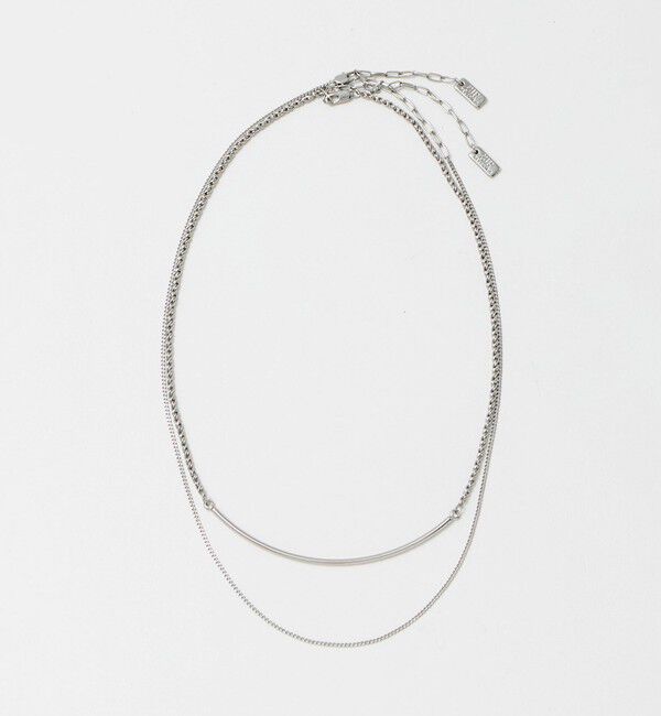 【グリーンレーベルリラクシング/green label relaxing】 3WAY バー＆チェーン ネックレス