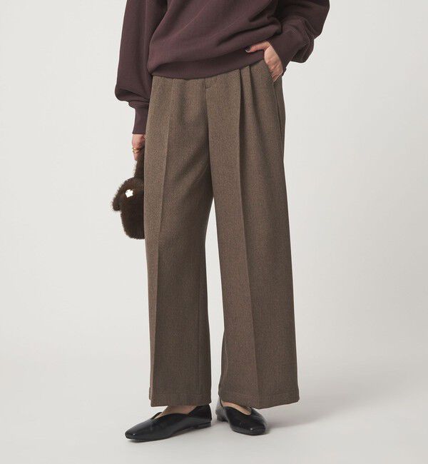 極美品 ギャルリーヴィー 25AW ウールミルドスムース ジャンプスーツ