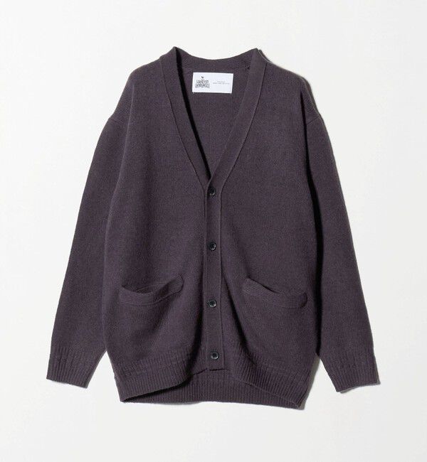 【グリーンレーベルリラクシング/green label relaxing】 ハミルトン ウール ナイロン カーディガン