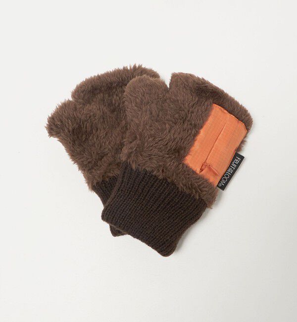 【グリーンレーベルリラクシング/green label relaxing】 【別注】＜FRUIT OF THE LOOM＞ボアグローブ / キッズ 