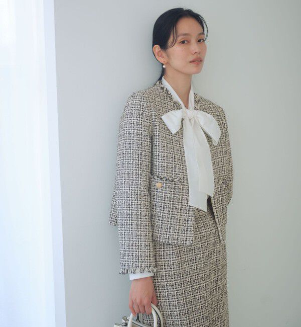 ファッションメンズのイチオシ|【グリーンレーベルリラクシング/green label relaxing】 ツイードライク ノーカラー ジャケット