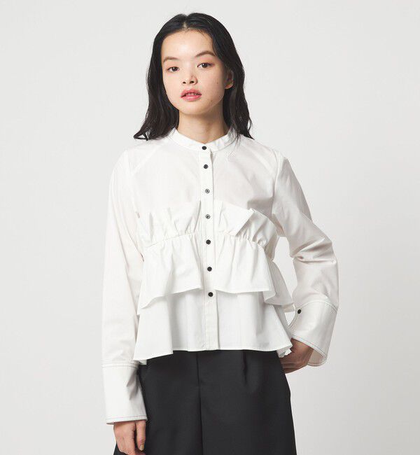 M Maglie le cassetto》ラメスパンコールツイードブラウス（Maglie le