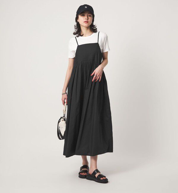 リネンミックスギャザーキャミワンピース（JOURNAL STANDARD relume