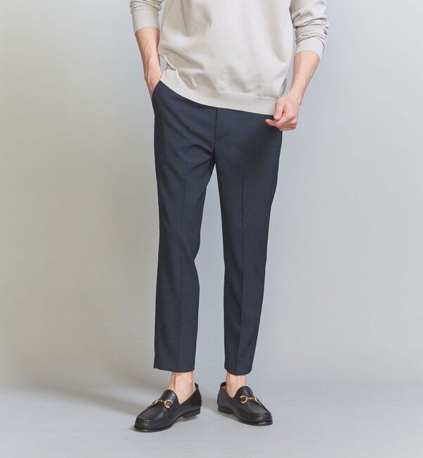 人気メンズファッション|【ビューティーアンドユース ユナイテッドアローズ/BEAUTY&YOUTH UNITED ARROWS】 【WEB限定 WARDROBE SMART】テック シアサッカー テーパード アンクルパンツ