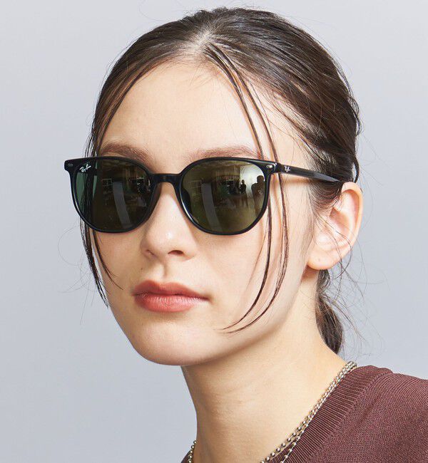 メンズファッションオススメ|【ビューティーアンドユース ユナイテッドアローズ/BEAUTY&YOUTH UNITED ARROWS】 <Ray-Ban>Elliot ブラック ファッション用グラス