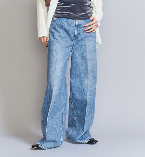 ファッションメンズお薦め|【ビューティーアンドユース ユナイテッドアローズ/BEAUTY&YOUTH UNITED ARROWS】 <upper hights>THE SISTER ワイドストレート デニムパンツ