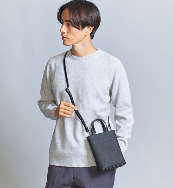 ファッションメンズお薦め|【ビューティーアンドユース ユナイテッドアローズ/BEAUTY&YOUTH UNITED ARROWS】 エンボス ミニ トート ショルダーバッグ