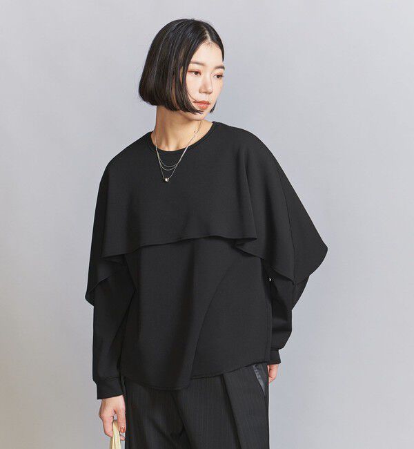 人気メンズファッション|【ビューティーアンドユース　ユナイテッドアローズ/BEAUTY&YOUTH UNITED ARROWS】 【WEB限定 Wardrobe DAILY MINIMAL】ケープフリル レイヤーカットソー