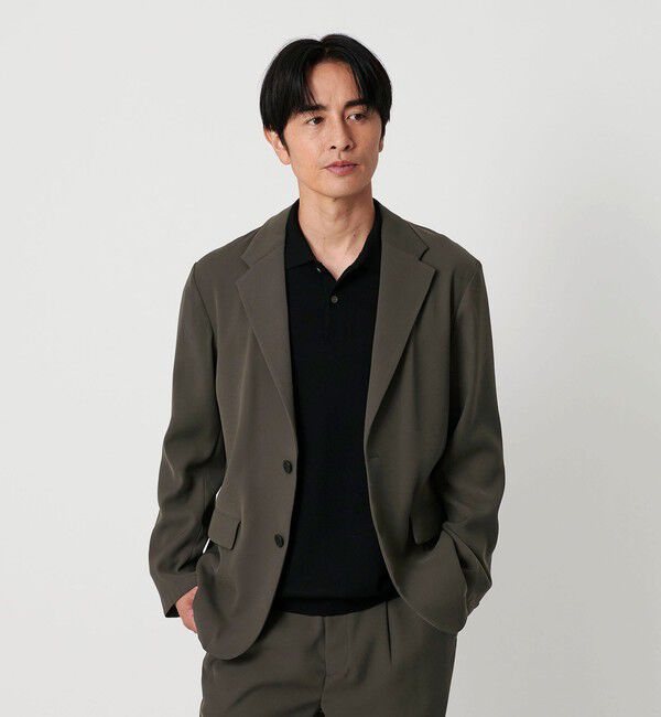 ファッションメンズなら|【ビューティーアンドユース　ユナイテッドアローズ/BEAUTY&YOUTH UNITED ARROWS】 トリコチン ポリエステル 2B コンフォートジャケット セットアップ対応可能