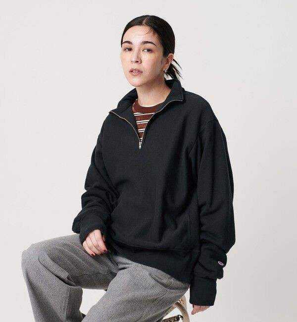 人気ファッションメンズ|【ビューティーアンドユース ユナイテッドアローズ/BEAUTY&YOUTH UNITED ARROWS】 【別注】<Champion>ハーフジッププルオーバー