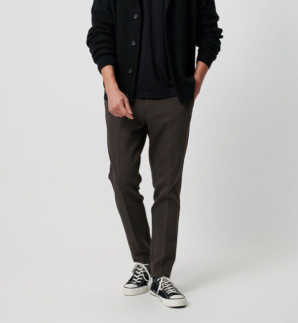 【ビューティーアンドユース　ユナイテッドアローズ/BEAUTY&YOUTH UNITED ARROWS】 【WEB限定 WARDROBE SMART】ダブルニット ノープリーツ スラックス パンツ/セットアップ対応