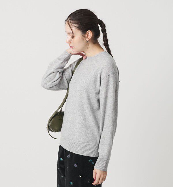 【ビューティーアンドユース　ユナイテッドアローズ/BEAUTY&YOUTH UNITED ARROWS】 ウールカシミヤ天竺 クルーネック ニットプルオーバー ウォッシャブル