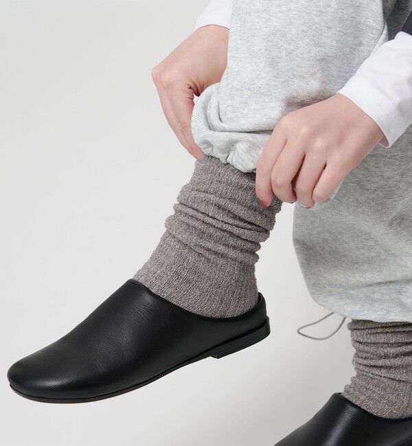 【ビューティーアンドユース　ユナイテッドアローズ/BEAUTY&YOUTH UNITED ARROWS】 ラメ リブ ハイソックス