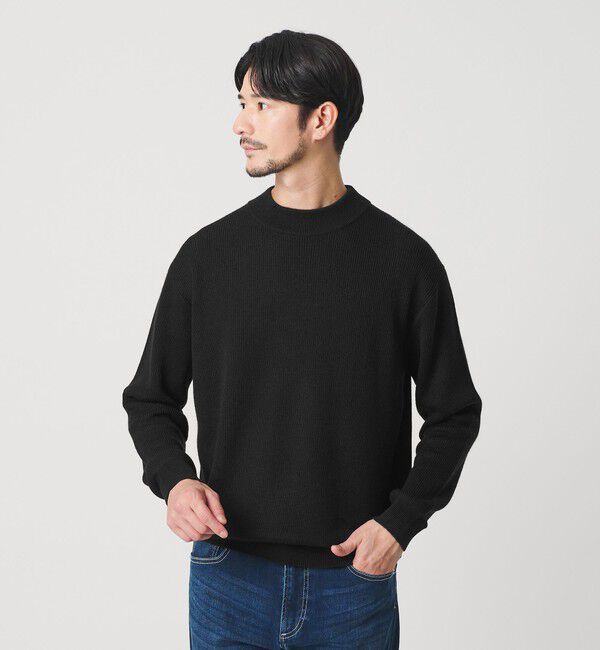 【ビューティーアンドユース　ユナイテッドアローズ/BEAUTY&YOUTH UNITED ARROWS】 【WEB限定 WARDROBE SMART】マシーンウォッシャブル ウールミックス アゼ モックネック