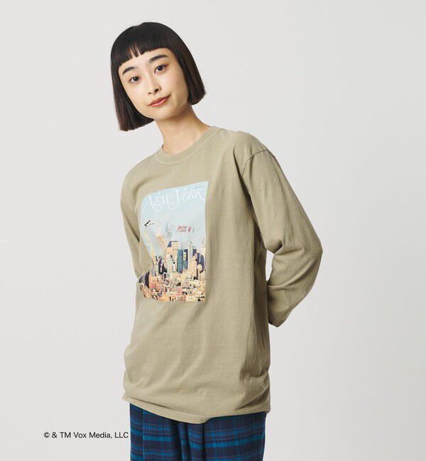【ビューティーアンドユース　ユナイテッドアローズ/BEAUTY&YOUTH UNITED ARROWS】 【別注】＜NEW YORK MAGAZINE＞ロングスリーブ Tシャツ