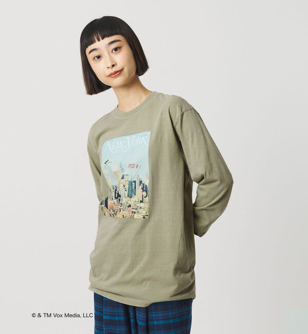 モテ系メンズファッション|【ビューティーアンドユース ユナイテッドアローズ/BEAUTY&YOUTH UNITED ARROWS】 【別注】<NEW YORK MAGAZINE>ロングスリーブ Tシャツ