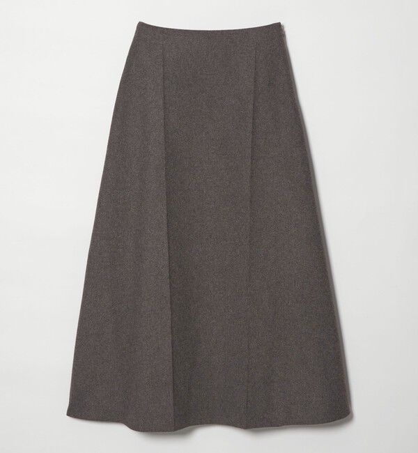 【ビューティーアンドユース　ユナイテッドアローズ/BEAUTY&YOUTH UNITED ARROWS】 毛ポリエステル フランネル プレスフレアスカート