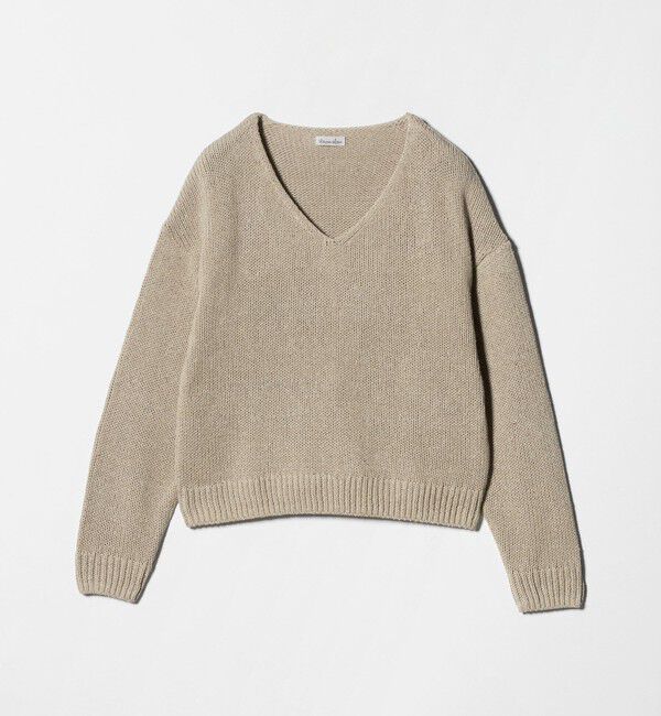 【ビューティーアンドユース　ユナイテッドアローズ/BEAUTY&YOUTH UNITED ARROWS】 ＜Steven Alan＞コットン シルク Vネック ニット