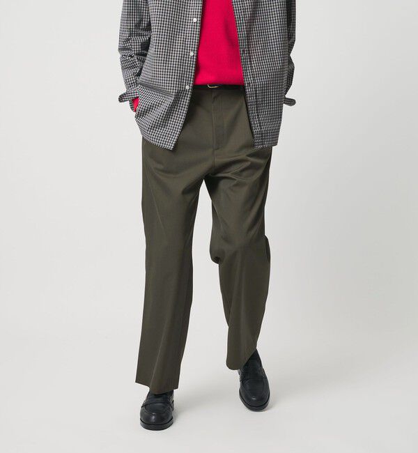 モテ系メンズファッション|【ビューティーアンドユース ユナイテッドアローズ/BEAUTY&YOUTH UNITED ARROWS】 ツイル ギャバ バギー スラックス NO.9