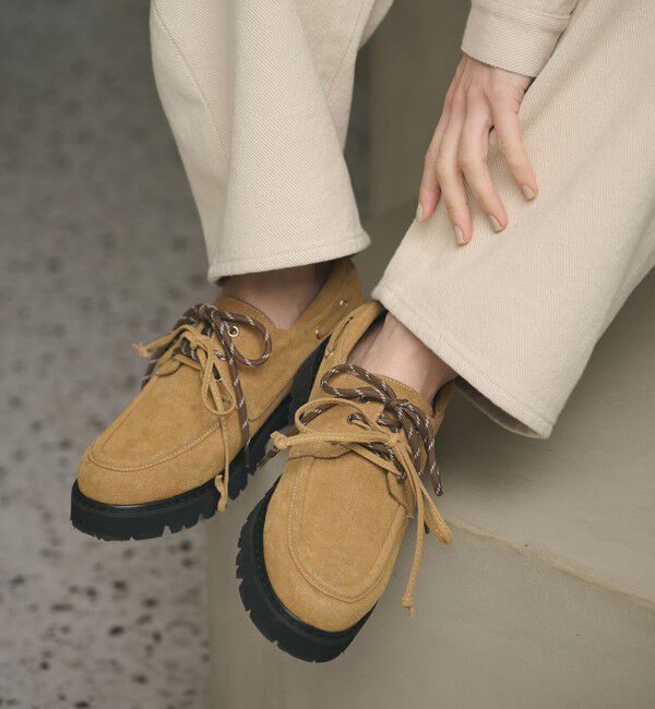 【ビューティーアンドユース　ユナイテッドアローズ/BEAUTY&YOUTH UNITED ARROWS】 3WAY デッキシューズ ベージュ