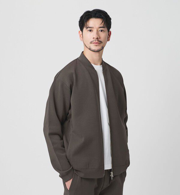 ファッションメンズお薦め|【ビューティーアンドユース　ユナイテッドアローズ/BEAUTY&YOUTH UNITED ARROWS】 【WEB限定 WARDROBE SMART】ダブルニット ジップブルゾン/セットアップ対応【抗菌・防臭】