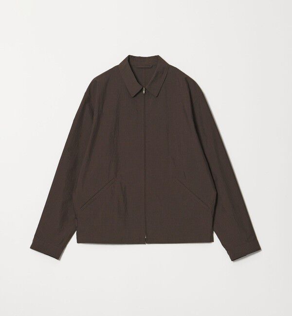 モテ系メンズファッション|【ビューティーアンドユース　ユナイテッドアローズ/BEAUTY&YOUTH UNITED ARROWS】 ＜Steven Alan＞ C/PE マイクロチェック ワーク ブルゾン