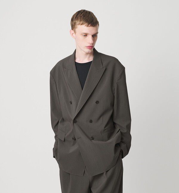 モテ系メンズファッション|【ビューティーアンドユース　ユナイテッドアローズ/BEAUTY&YOUTH UNITED ARROWS】 RENU TROシリーズ ダブル ブレスト ジャケット -セットアップ対応-