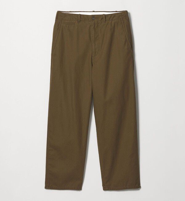 ファッションメンズお薦め|【ビューティーアンドユース　ユナイテッドアローズ/BEAUTY&YOUTH UNITED ARROWS】 ＜Steven Alan＞ ハイツイスト ツイル アーミー ノープリーツ トラウザーズ