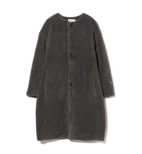 【ビームス　ウィメン/BEAMS WOMEN】 【WEB限定】GYMPHLEX / ボア ノーカラー コート