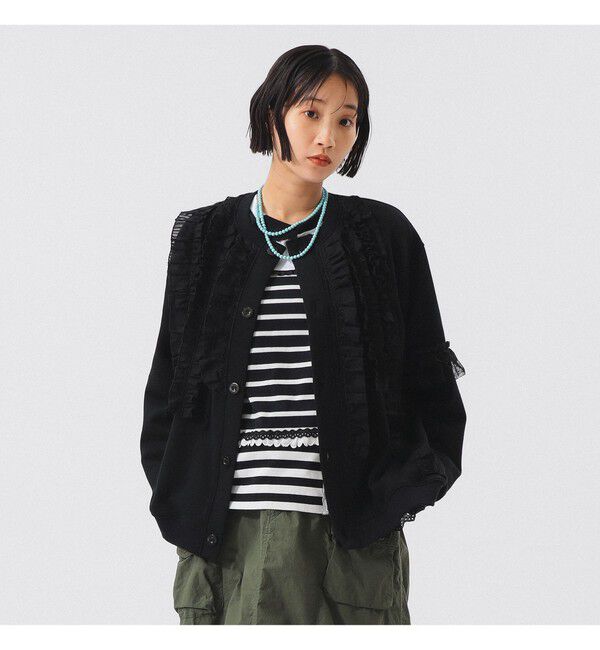 メンズファッションの一押し|【ビームス　ウィメン/BEAMS WOMEN】 【別注】TORI-TO / タテフリル カーディガン