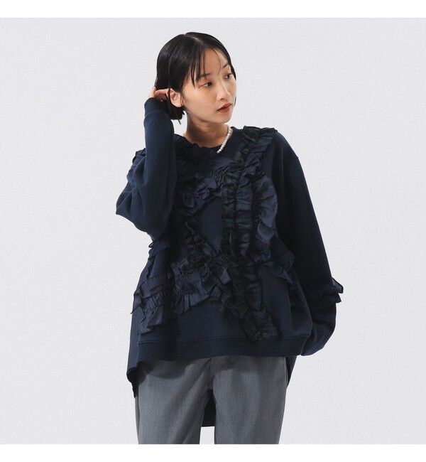 モテ系メンズファッション|【ビームス　ウィメン/BEAMS WOMEN】 【別注】TORI-TO / リボン スウェット シャツ