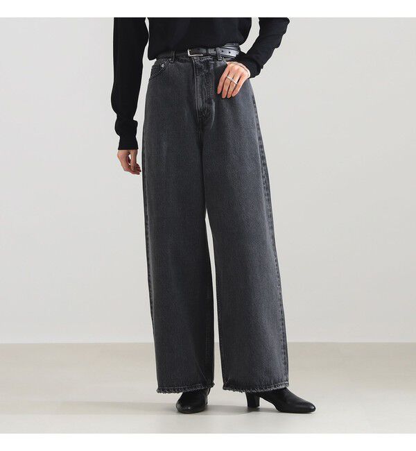 【ビームス　ウィメン/BEAMS WOMEN】 YLEVE / ハイウエスト ワイド デニムパンツ
